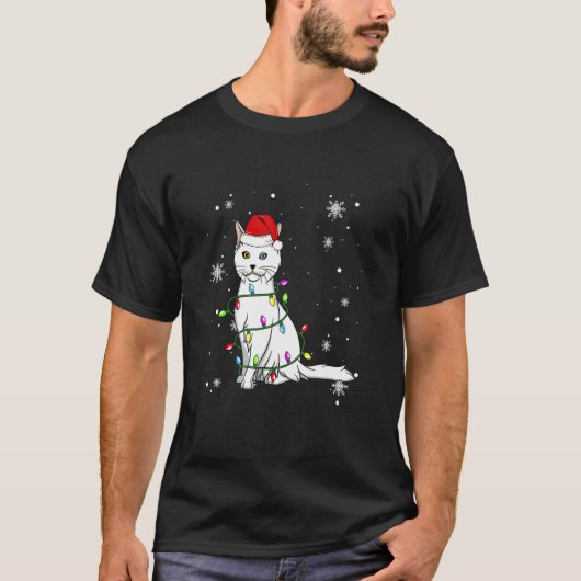 Kerstmis met kerstmis met kerstmis met Turkse ango T-shirt (Voorkant)