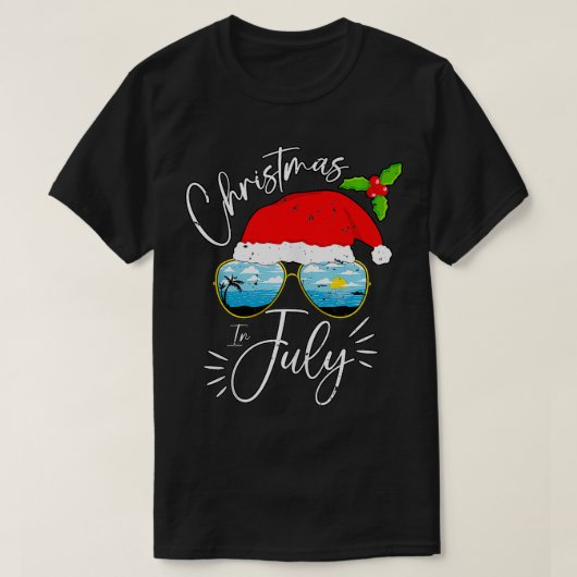 Kerstmis met kerstmis met kerstmis op de kerstmis  t-shirt (Design voorkant)