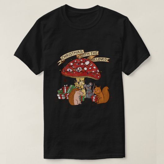 Kerstmis met Kerstmis met kerstmis T-shirt (Design voorkant)