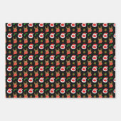 Kerstmis met kerstmis met kerstmis van Santa Reind Inpakpapier Vel (Voorkant)