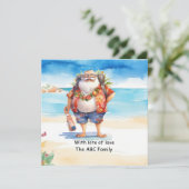 Kerstmis met kerstmis met kerstmis voor kerstmis i feestdagenkaart (Staand voorkant)