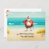 Kerstmis met kerstmis met kerstmis voor kerstmis i feestdagenkaart (Voorkant / Achterkant)