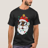 Kerstmis met kerstmis met kerstmis, zwart t-shirt (Voorkant)