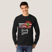Kerstmis met Kerstmis op de kerstman van de favori T-shirt (Voorkant volledig)