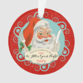 kerstmis met kerstmis ornament (voorkant)