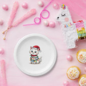 Kerstmis met kerstmis papieren bordje (Feest)