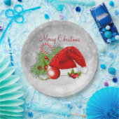 Kerstmis met kerstmis papieren bordje (Feest)