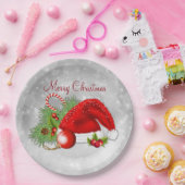 Kerstmis met kerstmis papieren bordje (Feest)