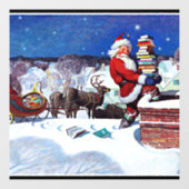 Kerstmis met kerstmis raamsticker (Vel)