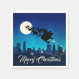 Kerstmis met kerstmis servet