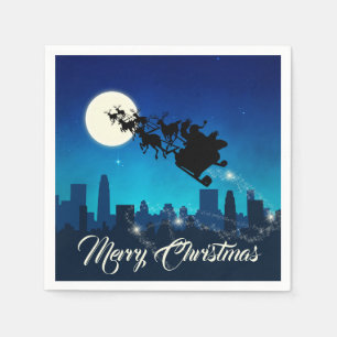 Kerstmis met kerstmis servet