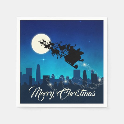 Kerstmis met kerstmis servet (Voorkant)