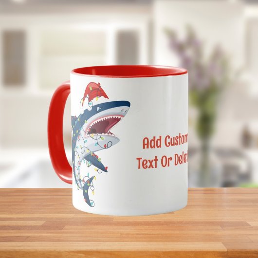 Kerstmis met Kerstmis, Sharkmas - Kerstmis Mok