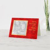 Kerstmis met kerstmis Sjabloon (Voorkant)