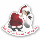 Kerstmis met kerstmis sticker (Voorkant)