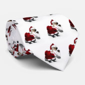 Kerstmis met kerstmis stropdas (Opgerold)