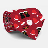 Kerstmis met kerstmis stropdas (Opgerold)