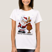 Kerstmis met Kerstmis T-shirt (Voorkant)