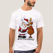 Kerstmis met Kerstmis T-shirt (Voorkant)