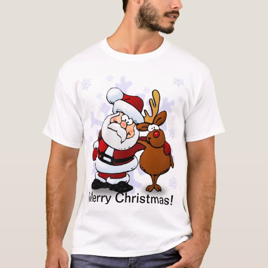 Kerstmis met Kerstmis T-shirt (Voorkant)