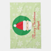 Kerstmis met kerstmis theedoek (Verticaal)