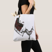Kerstmis met kerstmis tote bag (Dichtbij)