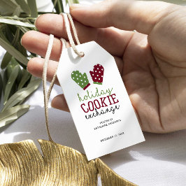 Kerstmis met kerstmis van de Koekjesbeurs van de f Cadeaulabel