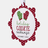 Kerstmis met kerstmis van de Koekjesbeurs van de f Ornament Kaart (Links)