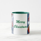 Kerstmis met kerstmis van kerstdieren mok (Midden)