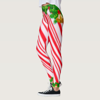 Kerstmis met kerstmis van Santa Fishnet Leggings