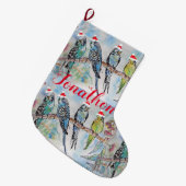 Kerstmis met kerststaart met boedgie grote kerstsok (Voorkant (Hangend))