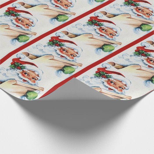 Kerstmis met kerstvister cadeaupapier (Hoek)