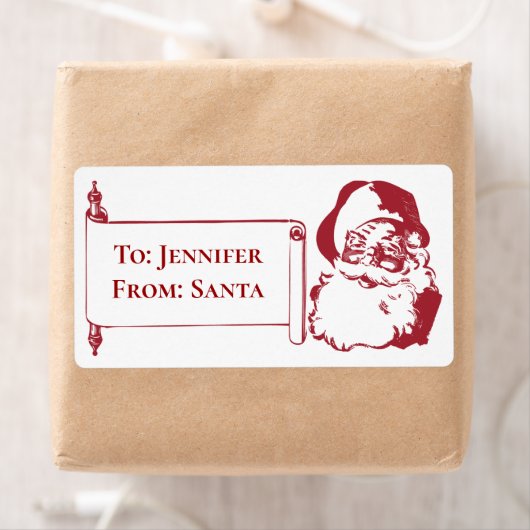 Kerstmis met kerstvister etiket (Insitu)