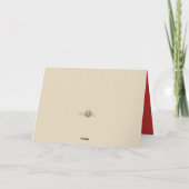 Kerstmis met kipliefhebbers feestdagen kaart (Achterkant)