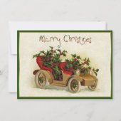 Kerstmis met kleine goudvlek notitiekaartje (Voorkant)