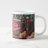 Kerstmis met Koele Kat Grote Koffiekop (Rechts)