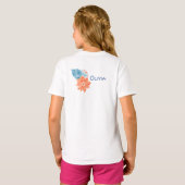 Kerstmis met konijn t-shirt (Achterkant volledig)