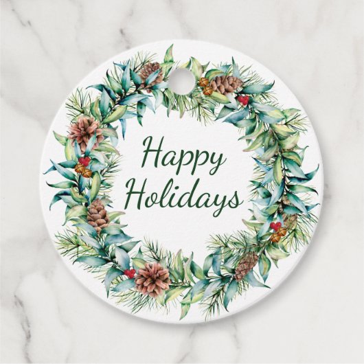 Kerstmis met Labels van Berries en Bells Gift (Voorkant)