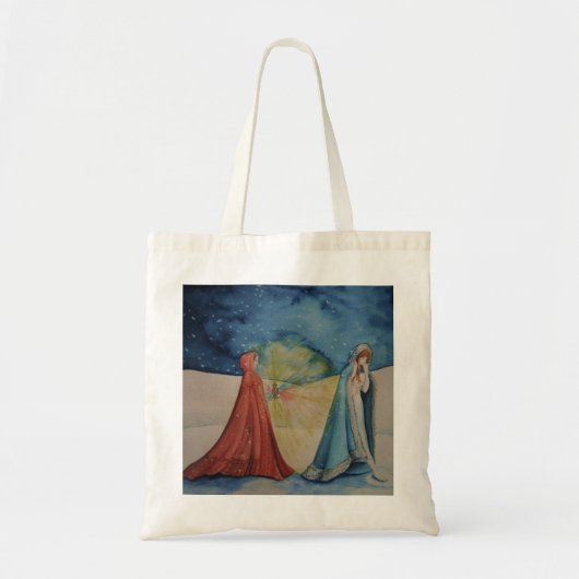 Kerstmis met lampje Lantern Tote Bag (Voorkant)