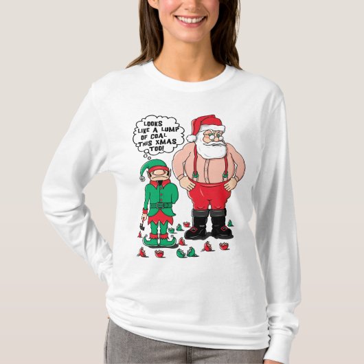 Kerstmis met lange mouwen voor vrouwen t-shirt (Voorkant)