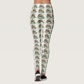 Kerstmis met Leggings met de Rode Bow en de Holly (Achterkant)