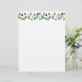 Kerstmis met letterhead (Staand voorkant)