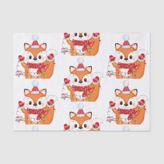 Kerstmis met licht tissuepapier (Voorkant)