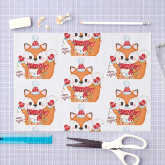 Kerstmis met licht tissuepapier (Craft)