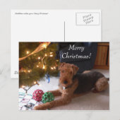 Kerstmis met Madeleine Postcard Feestdagenkaart (Voorkant / Achterkant)