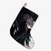 Kerstmis met Majestic Turquoise Horse Bihrle Kleine Kerstsok (Voorkant (Hangend))
