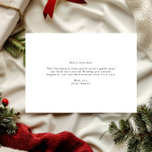 Kerstmis Met Meer Kerstvreugde Zwangerschapsaankon Feestdagenkaart