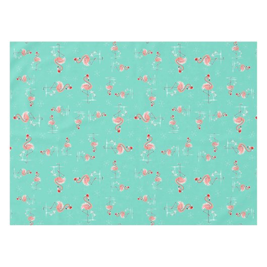 Kerstmis met meerdere grote patronen tafelkleed (Voorkant (Horizontaal))