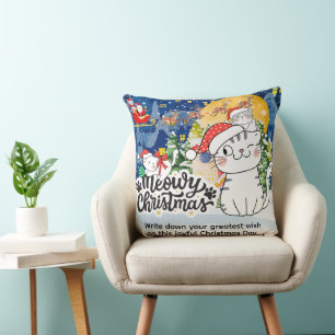 Kerstmis met Miauw Kussen