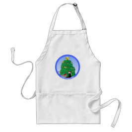 Kerstmis met Miauw Standaard Schort